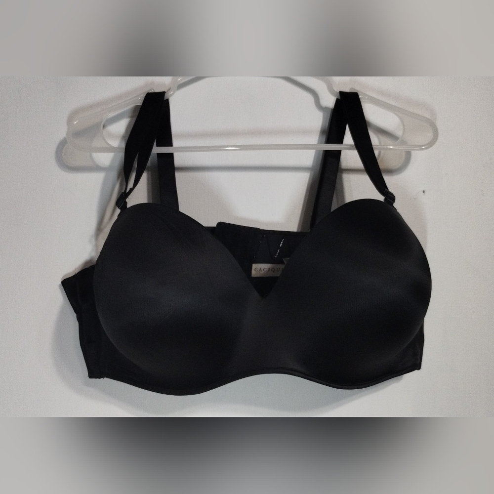 Cacique Sleek Black Women's Bra Size 44DD